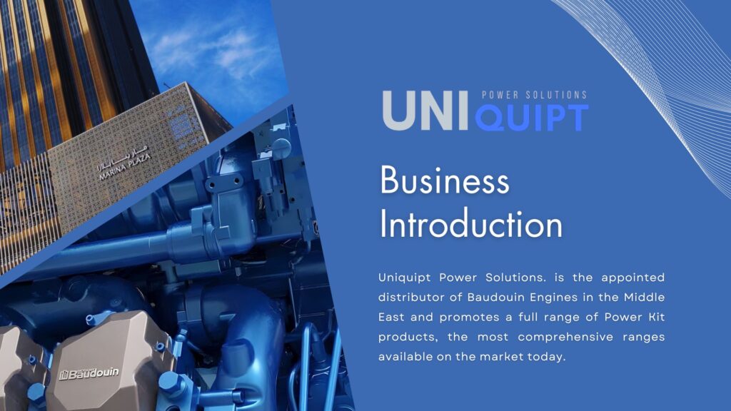 Uniquipt is the appointed distributor of Baudouin Engines in UAE and promotes a full range of Power Kit products spans 15 – 3125 kVA, one of the most comprehensive ranges available on the market today. We supply diesel/gas engines, parts, as well as product support to customers in the UAE. weichai power generation products Baudouin dubai/Diesel generator uae